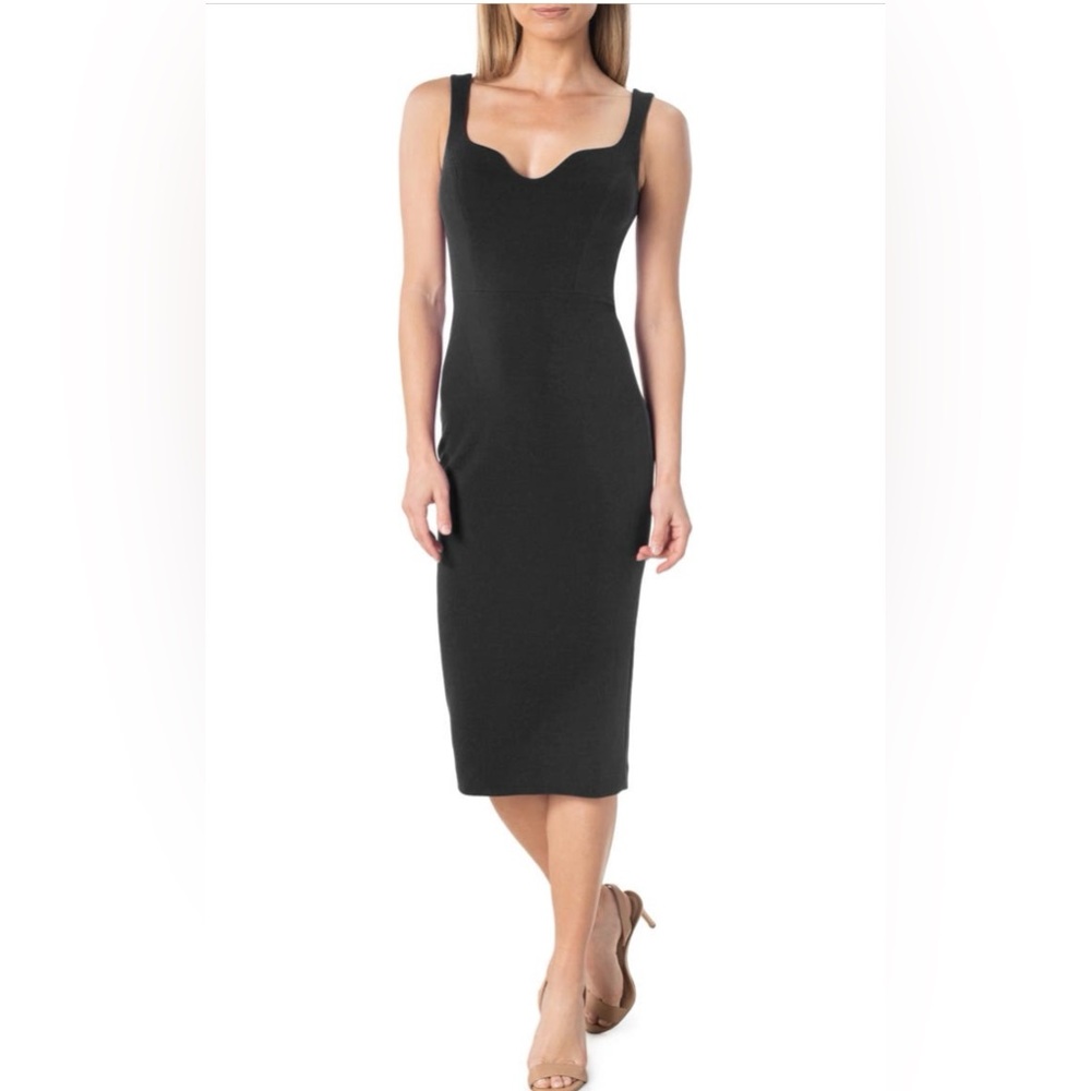 COPY - Dress the Population Black Sloane Sleeveless Dress